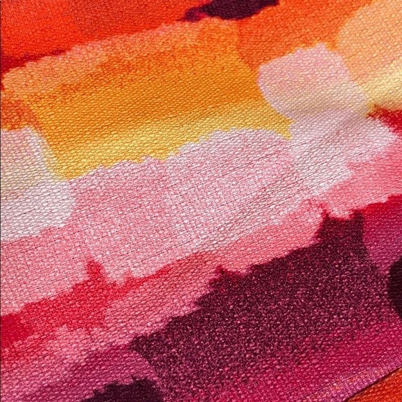 Lulus Luminous Vibes Hot Pink Abstract One-Shoulder Cutout Midi Dress XL NWT - Picture 13 of 13